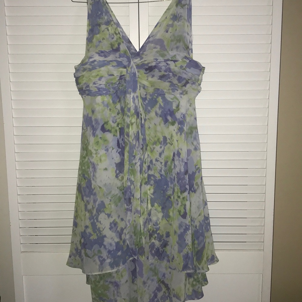 Lilac Floral Spring Dress